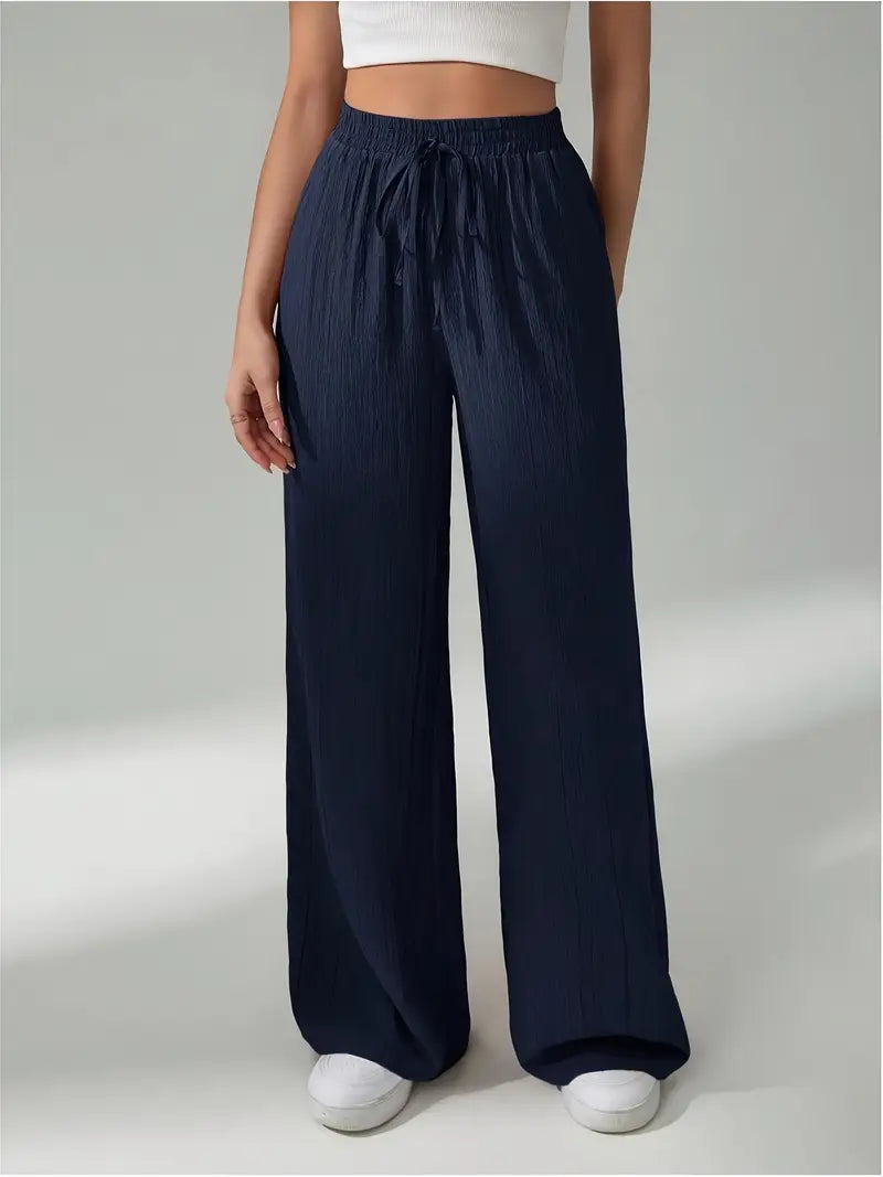 Pantalon Léger Bleu Marine