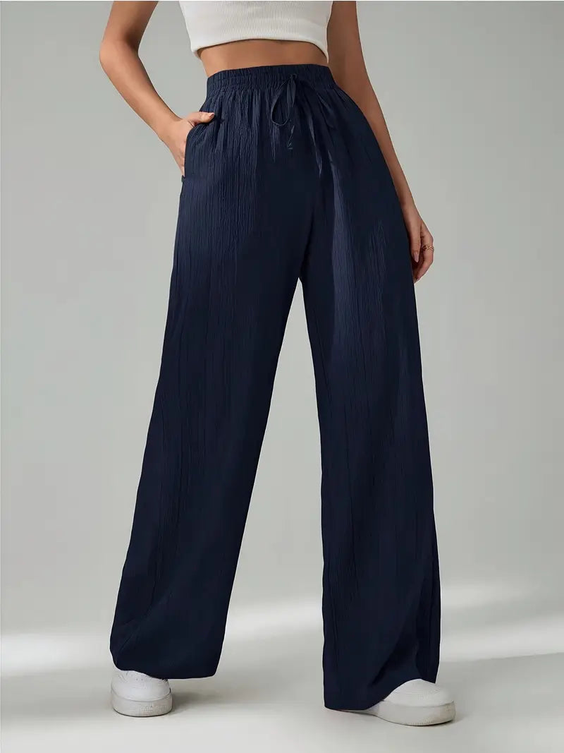 Pantalon Léger Bleu Marine