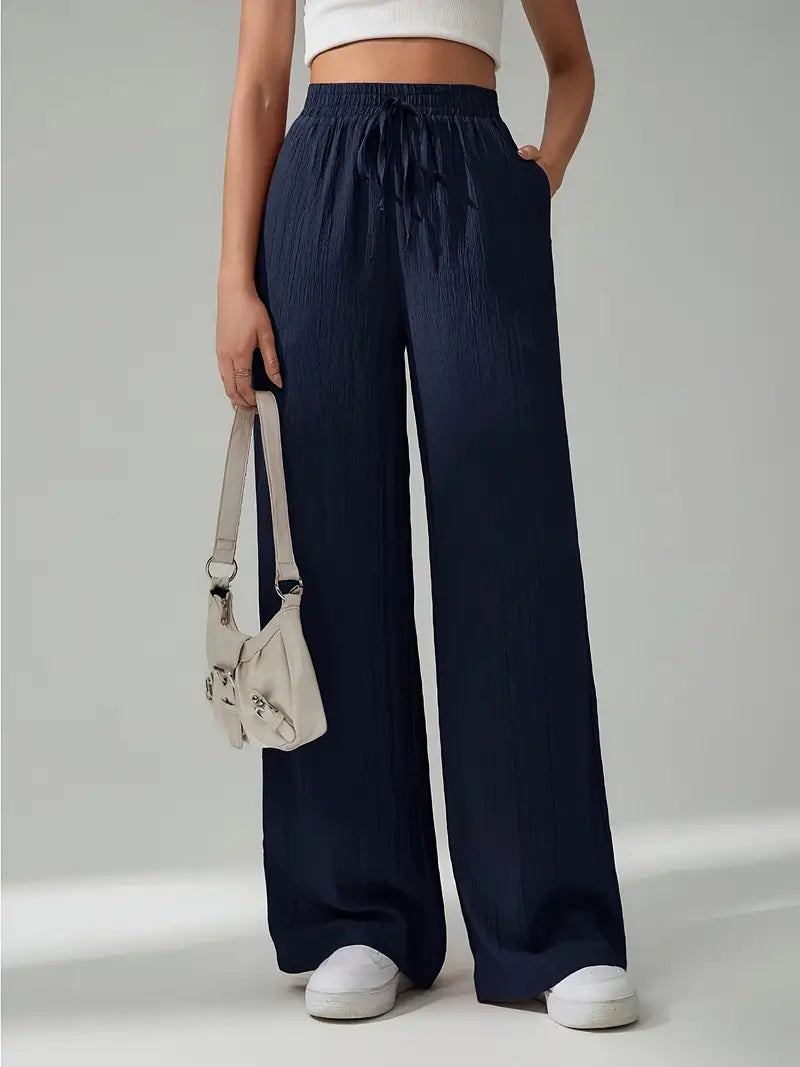 Pantalon Léger Bleu Marine