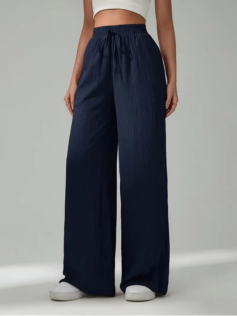 Pantalon Léger Bleu Marine