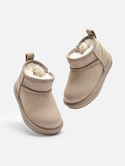 Long Fur-Lined Snow Boots for Kids