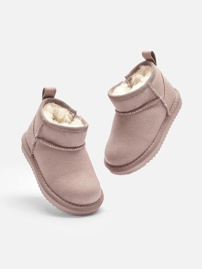 Long Fur-Lined Snow Boots for Kids